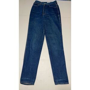 Vintage 80s Calvin Klein Women's High Waist Tapered Leg Jeans Medium Blue size 9